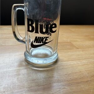 Labatt's Blue Nike Glass Mug